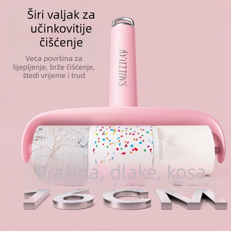 Zamjenski lint roller s tearable rolom za uklanjanje mačjih dlaka, čišćenje odjeće i dlaka — Materijal: plastika, Marka Yi wei, Stil: Moderno jednostavno