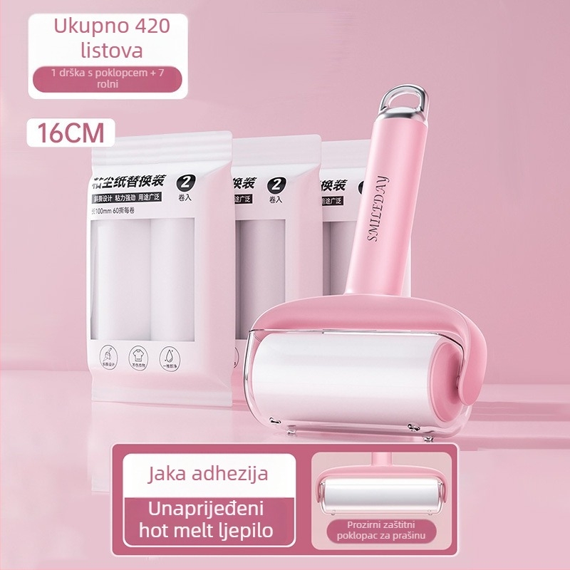 Zamjenski lint roller s tearable rolom za uklanjanje mačjih dlaka, čišćenje odjeće i dlaka — Materijal: plastika, Marka Yi wei, Stil: Moderno jednostavno