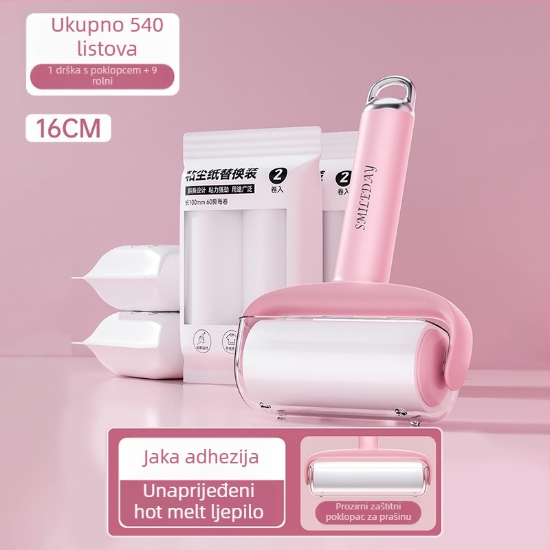 Zamjenski lint roller s tearable rolom za uklanjanje mačjih dlaka, čišćenje odjeće i dlaka — Materijal: plastika, Marka Yi wei, Stil: Moderno jednostavno