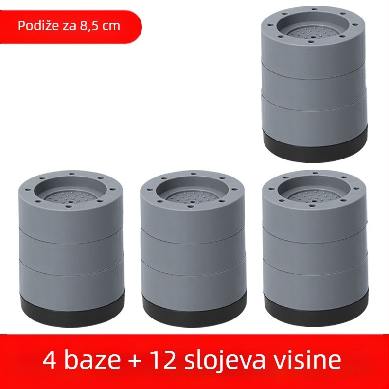 Podloška za podizanje visine nogu stola | Materijal: polietilen | Model: kutna potpora stola | Stil: moderni minimalistizam