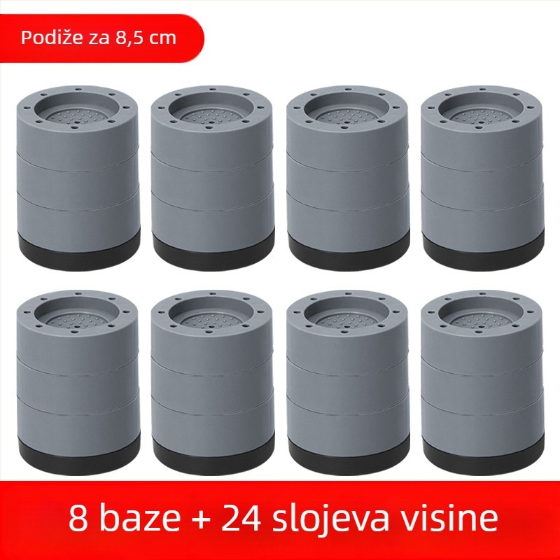 Podloška za podizanje visine nogu stola | Materijal: polietilen | Model: kutna potpora stola | Stil: moderni minimalistizam