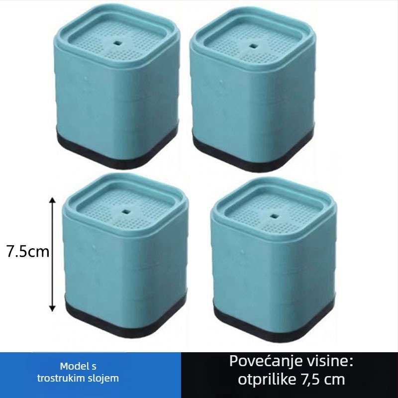 Podloška za podizanje visine nogu stola | Materijal: polietilen | Model: kutna potpora stola | Stil: moderni minimalistizam