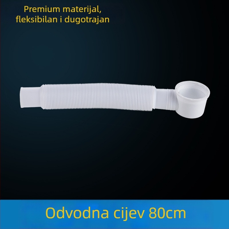Čep odvod kade s pedalskim mehanizmom, TPE materijal, dodatak za odvod u kupaonici