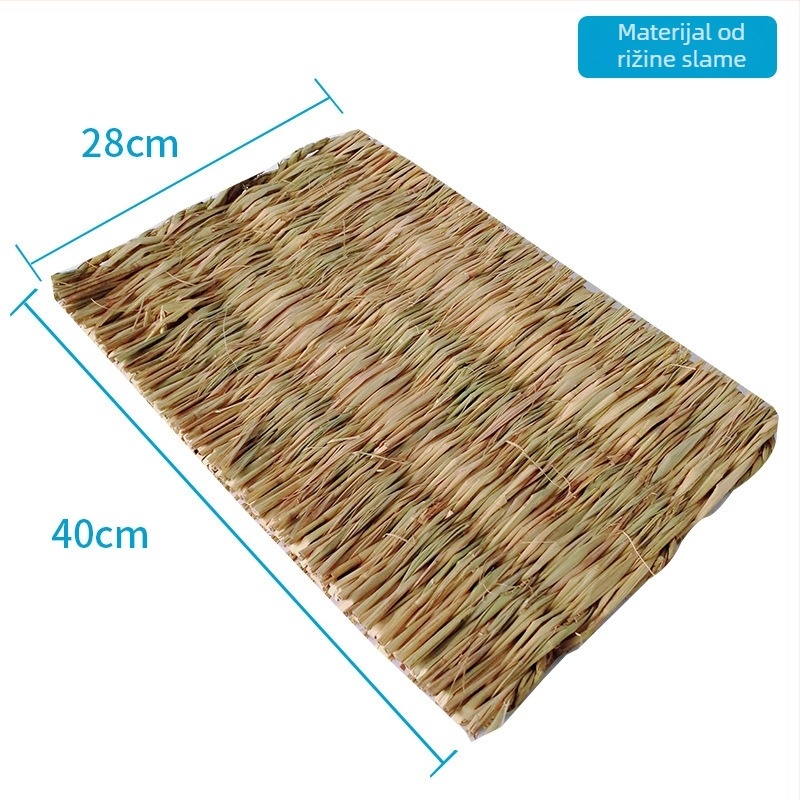 Slamnato gnijezdo i kućica za mala životinja — Materijal: slama; Podrijetlo: Guangdong; Bez uvoza; Licencirana privatna oznaka; Kategorija proizvoda: Sedalna podložka, Kavez, Kućica, Gnijezdo za kućne ljubimce