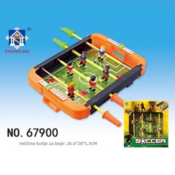 Mini stolni nogomet za dvije osobe, plastična konstrukcija, za djecu 4-6 godina