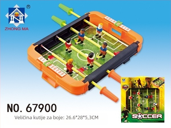 Mini stolni nogomet za dvije osobe, plastična konstrukcija, za djecu 4-6 godina