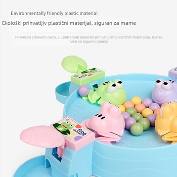 Hubao plastična slagalica-igra na ploči: gladna žaba jede grah, Sudoku ravnoteža, rušenje zidova – stolna zabava za djecu 4–6 godina