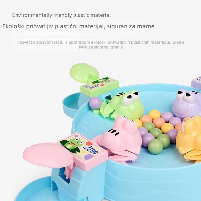 Hubao plastična slagalica-igra na ploči: gladna žaba jede grah, Sudoku ravnoteža, rušenje zidova – stolna zabava za djecu 4–6 godina