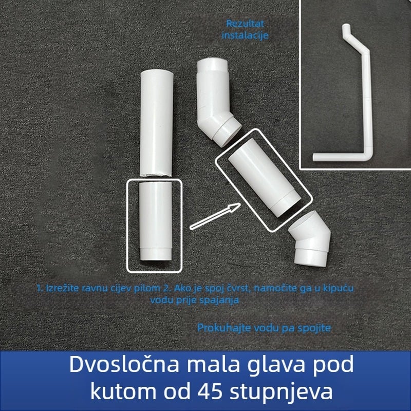Dodatak za klozet tip squat (PP; Hanging waves; injekcijsko prešanje; moderan minimalistički stil)