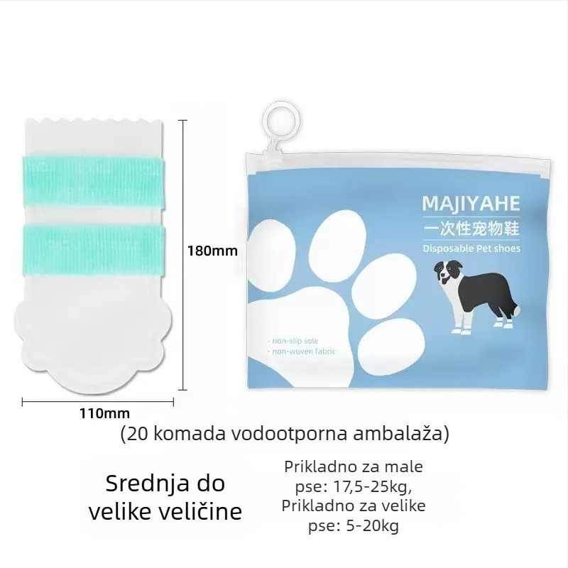 MAJIYAHE Pokrivalo za cipele za kućne ljubimce – protuklizno, ležerni stil, univerzalno, model 001