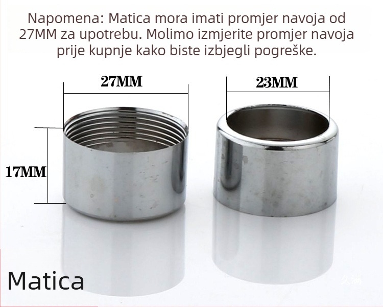 Spojnik za gornji tuš u kupaonici, kolona za tuš s 4‑bodnim univerzalnim kuglastim spojem i rotirajućom kuglom