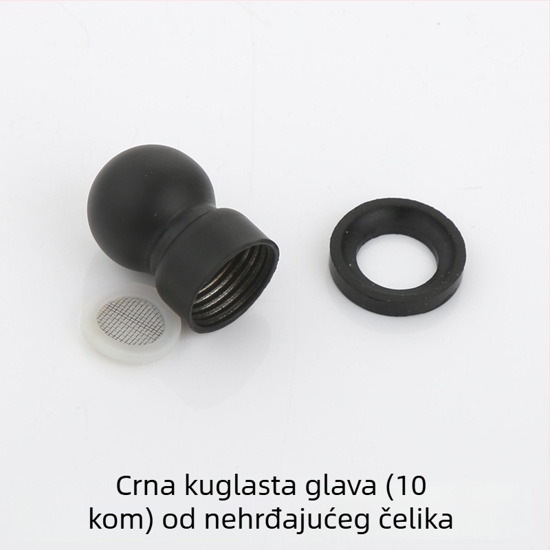 Spojnik za gornji tuš u kupaonici, kolona za tuš s 4‑bodnim univerzalnim kuglastim spojem i rotirajućom kuglom