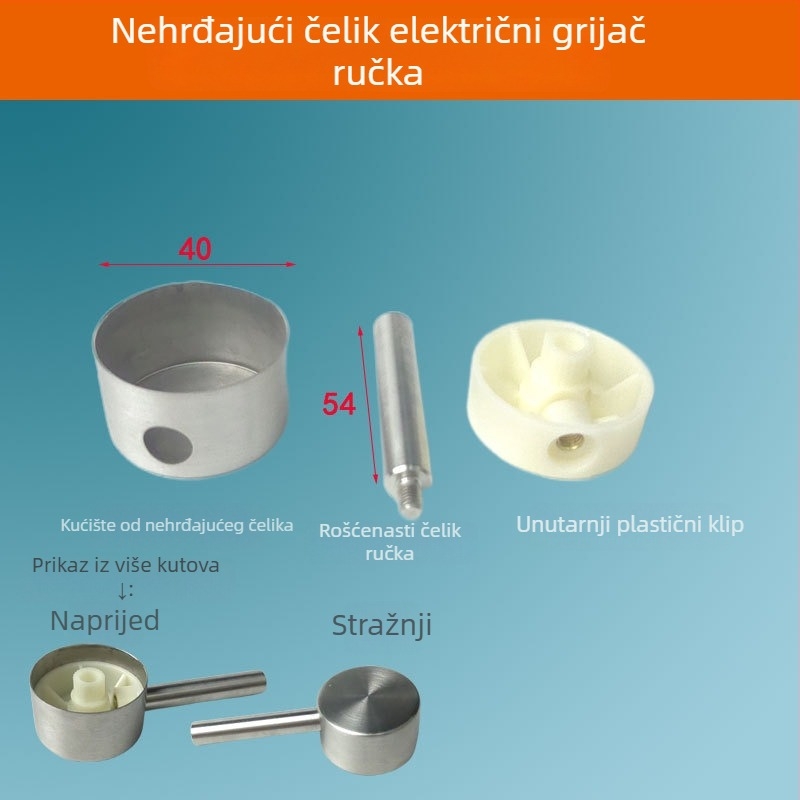 Električni slavina za toplu vodu – plastični poklopac za popravak, dodatni pribor, bočni brtveni poklopac za trenutačnu toplu vodu, kružni antifrizni prsten