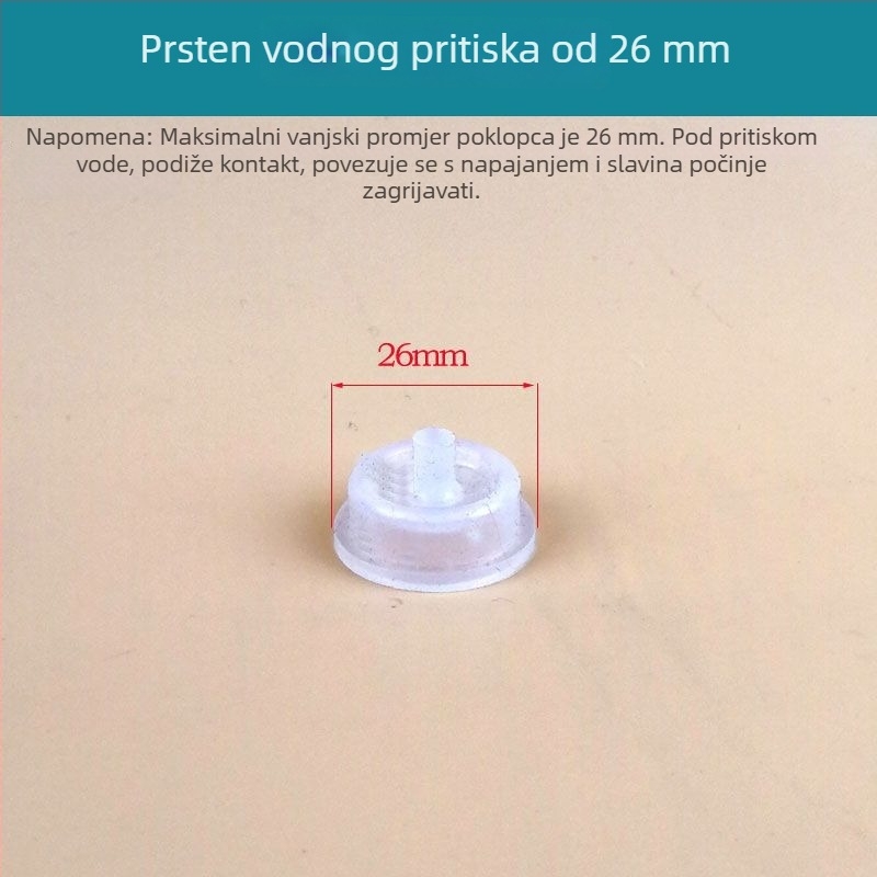 Električni slavina za toplu vodu – plastični poklopac za popravak, dodatni pribor, bočni brtveni poklopac za trenutačnu toplu vodu, kružni antifrizni prsten