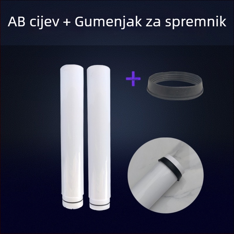 Odtvod vode iz spremnika klozeta tipa klek s brtvnim prstenom