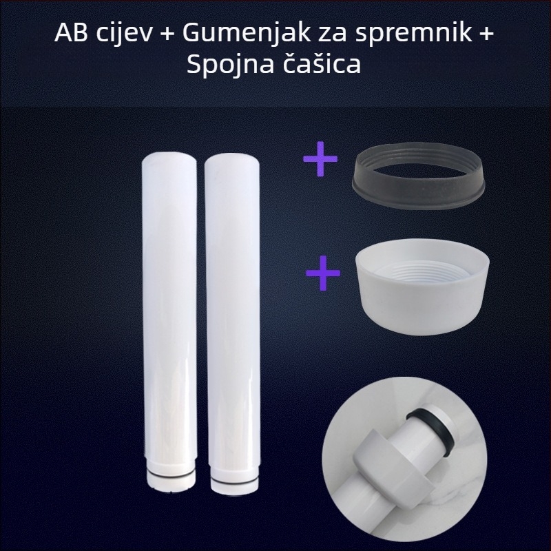 Odtvod vode iz spremnika klozeta tipa klek s brtvnim prstenom