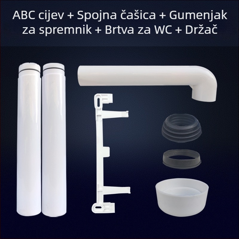 Odtvod vode iz spremnika klozeta tipa klek s brtvnim prstenom