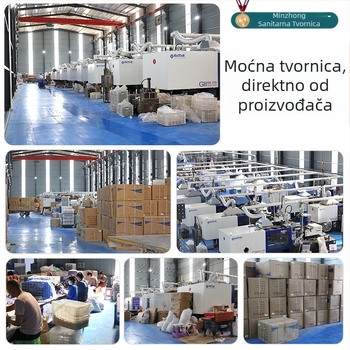Set ventila za WC s ulaznim ventilom visokog/niskog tlaka i dvostrukim gumbom za odvod, ABS materijal, rad pritiskom, OEM uzorci i crteži