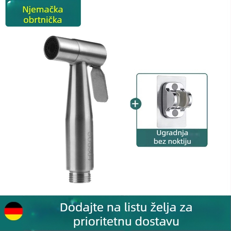 Ručni WC sprej s mlaznicom za bidet, visok tlak, tuš glava za kupaonicu