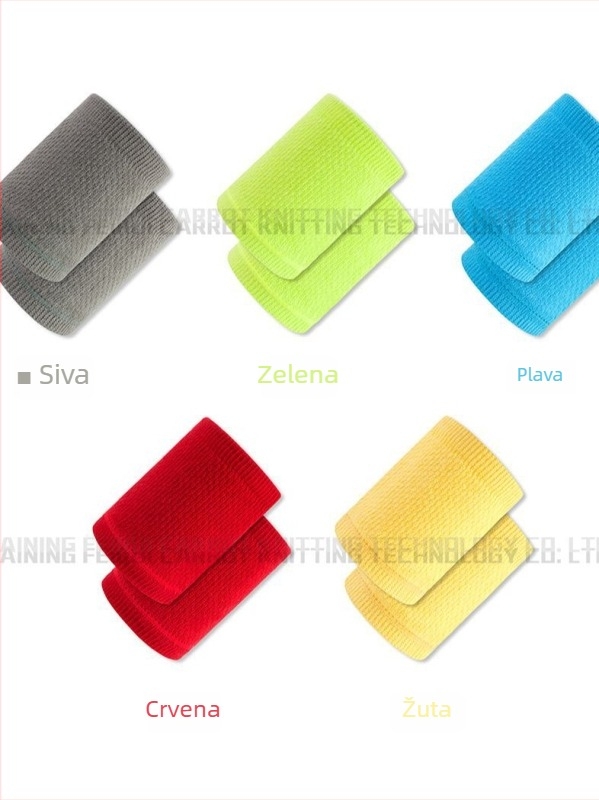Pamukasti zaštitnik zapešća, upija znoj, sportski dodatak Kelot, prikladan za badminton, zaštita zapešća, licencirana privatna etiketa