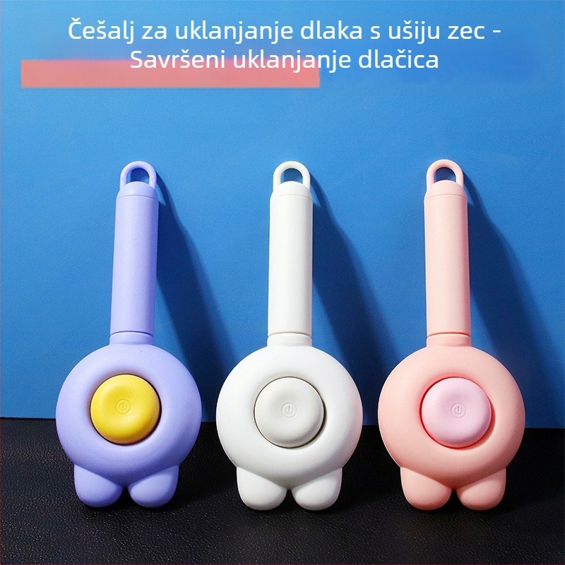 Četka za kućne ljubimce – mačke i psi – jednim klikom uklanjanje dlaka, razmrsivanje zapetljanih dlaka, masaža, PP materijal