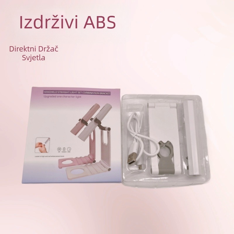 Lampa za nokte s postoljem, punjiva baterija, digitalni zaslon, ABS kućište