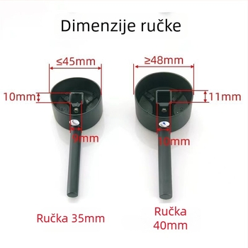 Ručka prekidača kuhinjske slavine s ručnim tušem – pribor za popravak tople i hladne vode