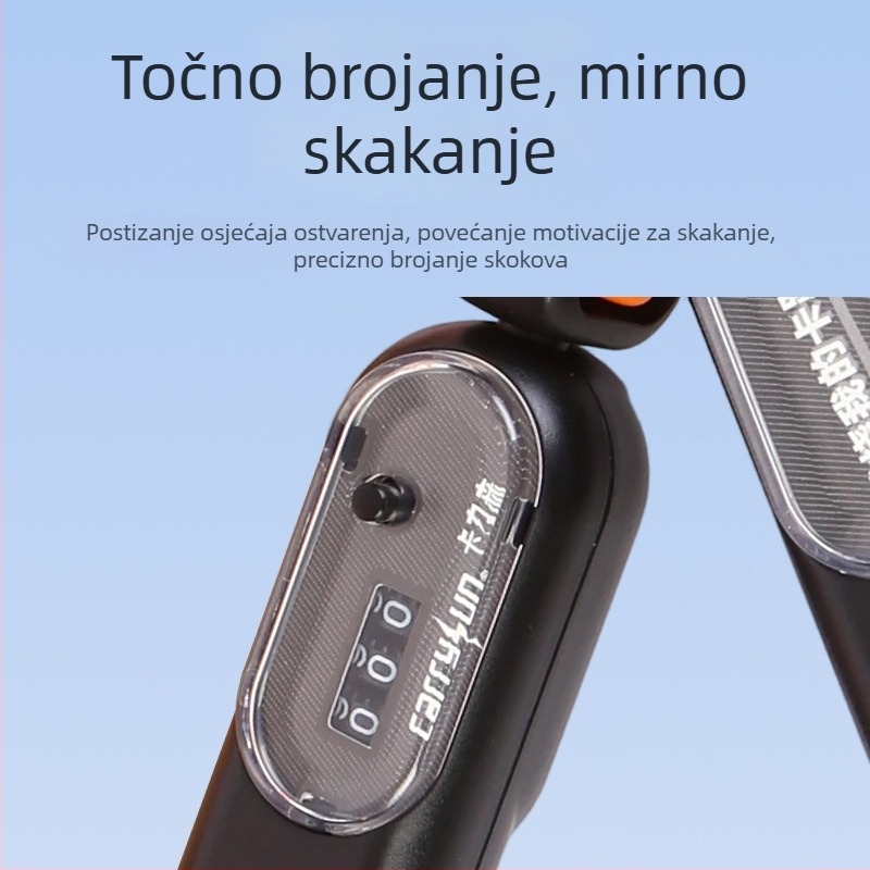 Mehaničko brojilo za skakanje užeta s ležajem - kalistenika trening, model 001, ABS i PVC