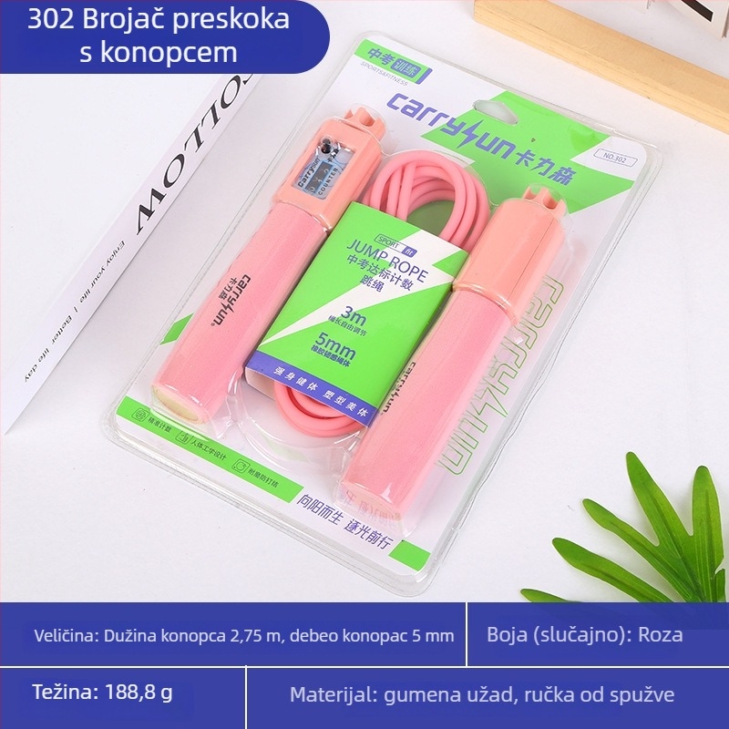 Mehaničko brojilo za skakanje užeta s ležajem - kalistenika trening, model 001, ABS i PVC