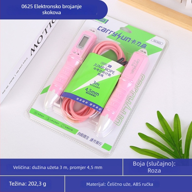 Mehaničko brojilo za skakanje užeta s ležajem - kalistenika trening, model 001, ABS i PVC