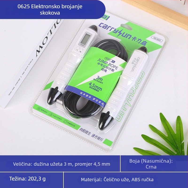 Mehaničko brojilo za skakanje užeta s ležajem - kalistenika trening, model 001, ABS i PVC