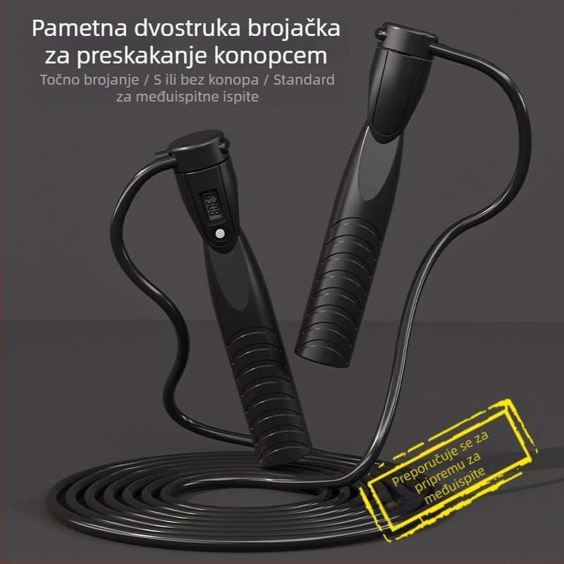 Elektronički brojajući skakač za skakanje s timerom, ABS materijal, model Hx-2371, brenda Hx, za odrasle