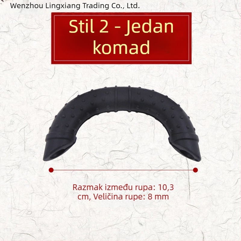 Silikonski pokrivnici za uši posude, toplinska izolacija, za starinski lonac s dvostrukim ručkama i veliki wok s klipsom za rukohvat, otporni na visoke temperature