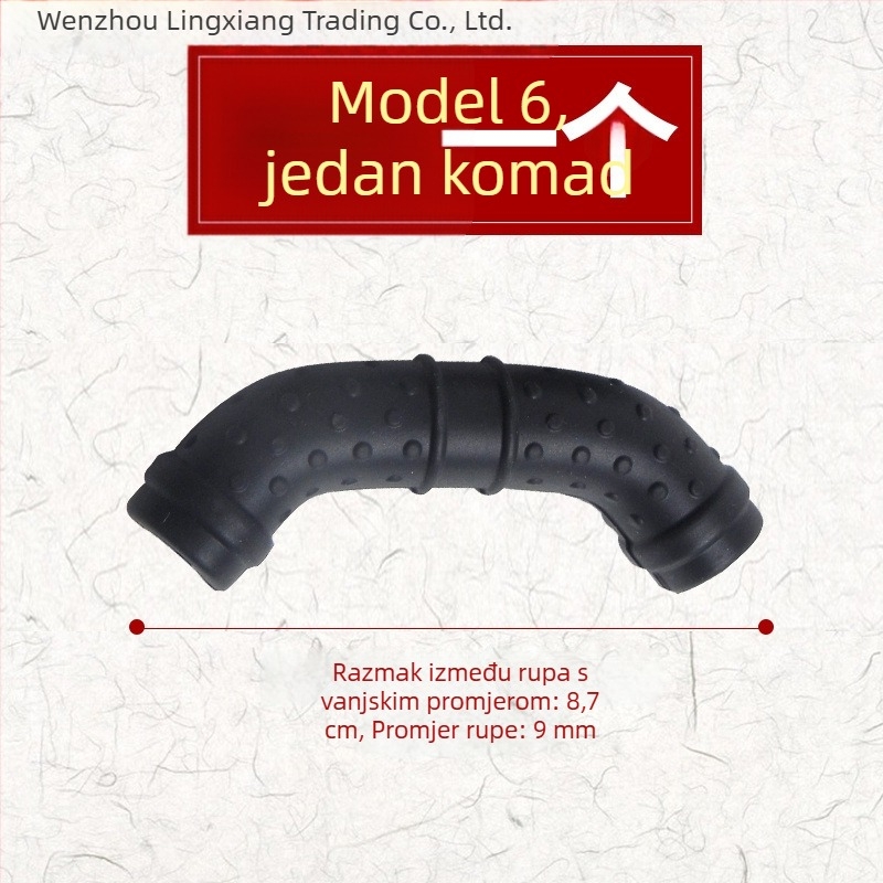 Silikonski pokrivnici za uši posude, toplinska izolacija, za starinski lonac s dvostrukim ručkama i veliki wok s klipsom za rukohvat, otporni na visoke temperature
