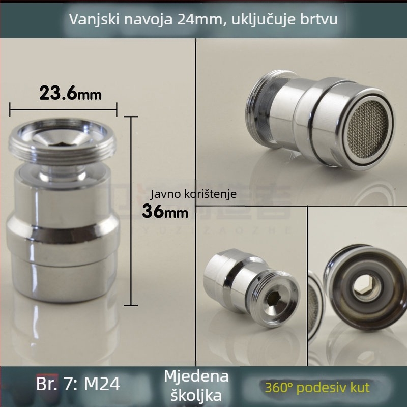 Kuhinjski aerator slavine s filtrom mreže unutar jezgre (Public Version)