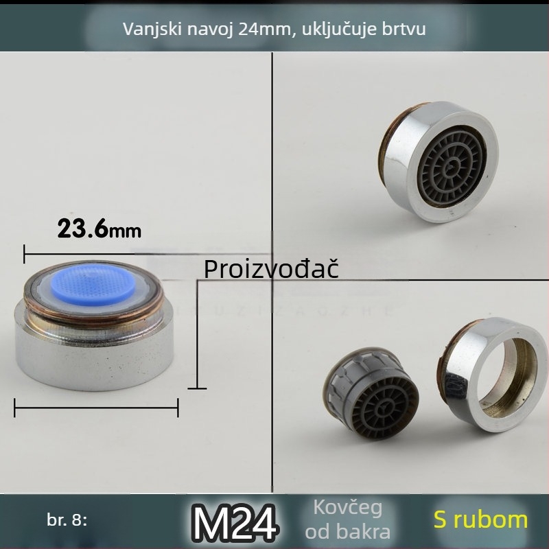 Kuhinjski aerator slavine s filtrom mreže unutar jezgre (Public Version)