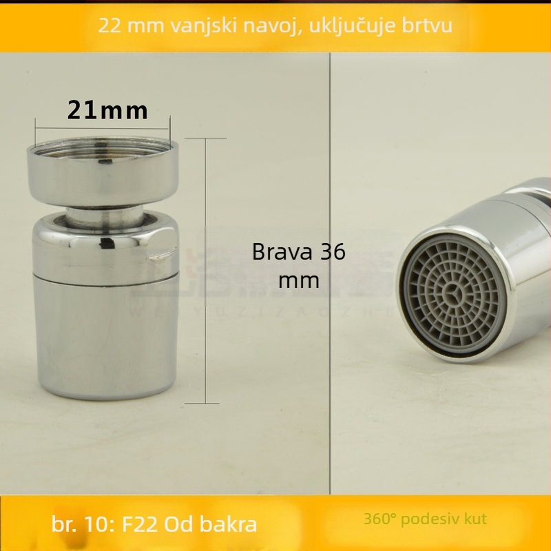 Kuhinjski aerator slavine s filtrom mreže unutar jezgre (Public Version)