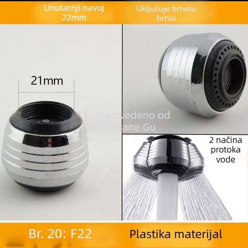 Kuhinjski aerator slavine s filtrom mreže unutar jezgre (Public Version)