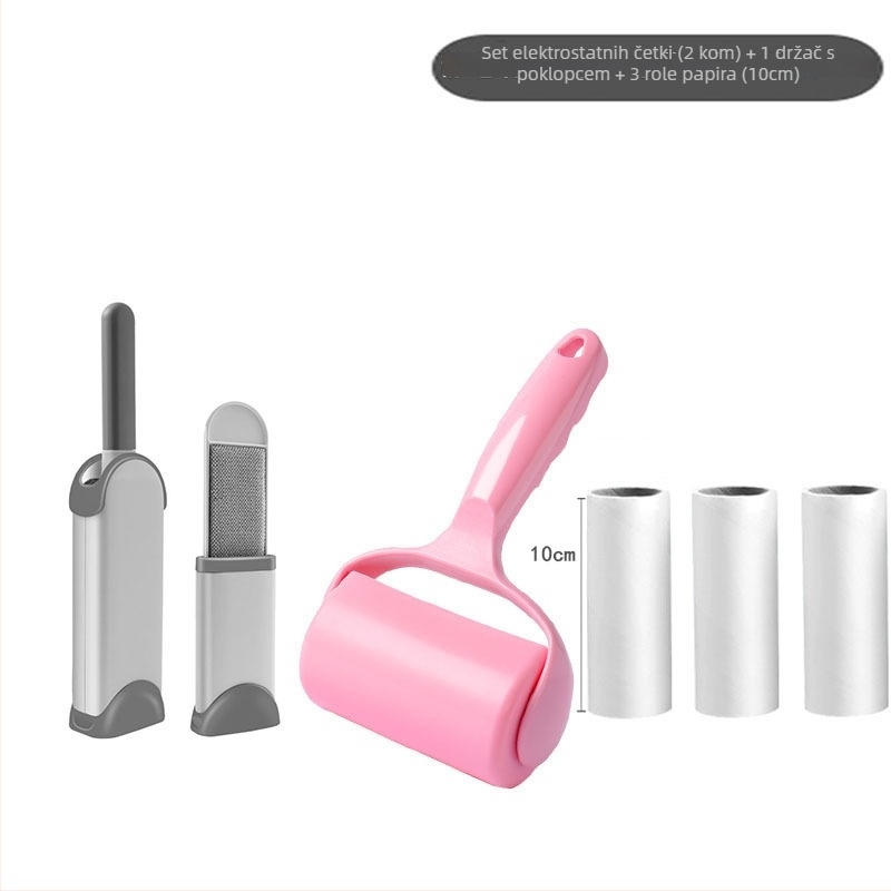 Čistač dlačica za odjeću s elektrostatističkim uklanjanjem prašine i valjkastim strugačem, predstavljen 2023