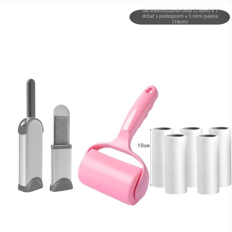 Čistač dlačica za odjeću s elektrostatističkim uklanjanjem prašine i valjkastim strugačem, predstavljen 2023