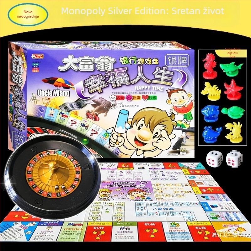 Stolna igra s kartama, papirnatog materijala; pakiranje: vrećica, šarena kutija, OPP vrećica; za uzrast 14+; zabavna i razvija finu motoriku.