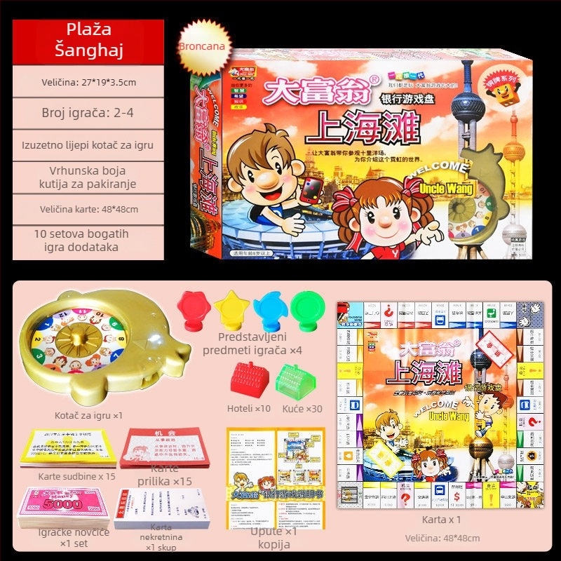 Stolna igra s kartama, papirnatog materijala; pakiranje: vrećica, šarena kutija, OPP vrećica; za uzrast 14+; zabavna i razvija finu motoriku.