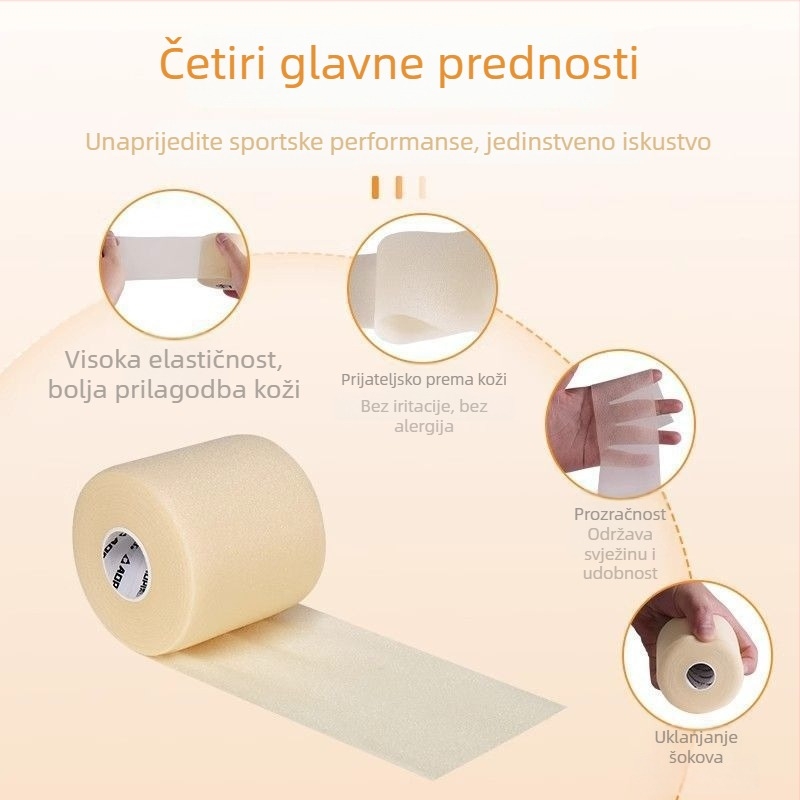 Patelarna traka za koljeno — Jednokratna ljepljiva pjena za potporu mišićima