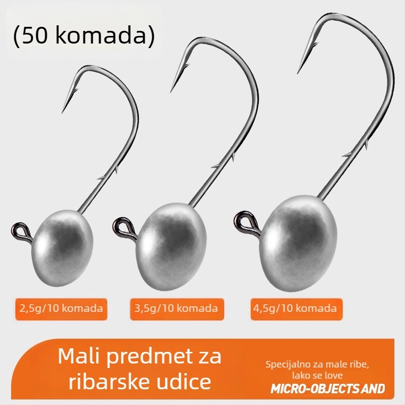 Kuka s olovnom glavom za morski ribolov na plaži, s bodljama