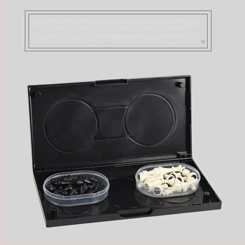 Magnetni višestruki skup igara za šah i društvene igre: šah, kineski šah, Go, dama i Gomoku; materijal PP; edukativno.