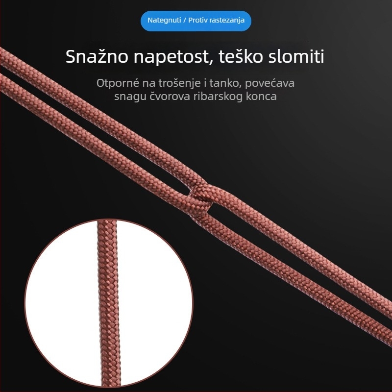 Mengda Zaštita vrha štapa s ojačanom glavnom linijom i univerzalnim okretom