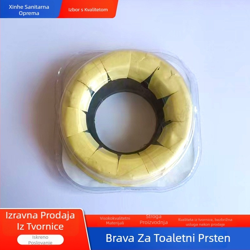 Silikonski brtveni prsten za WC flanšu, za ispiranje, kompatibilan s redukcijskim ventilem