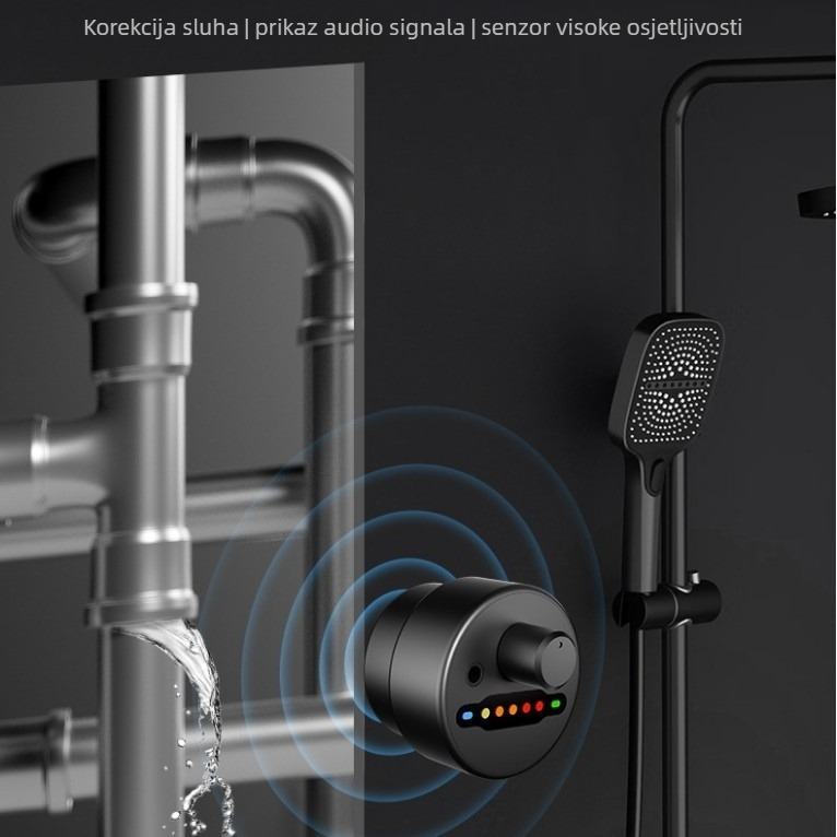 Detektor izvora zvuka F03 za slušanje zvukova, otkrivanje curenja i prikupljanje zvuka