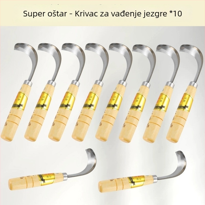 Nož za jackfruit – nehrđajući čelik, višenamjenski alat za uklanjanje jezgre i dijeljenje voća