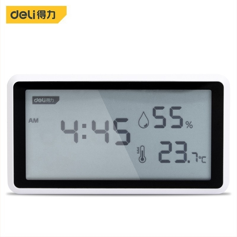 Digitalni mjerač temperature i vlage s digitalnim zaslonom, za unutarnju upotrebu, visoka preciznost, DL336001, marka Effective